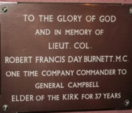 Burnett Plaque