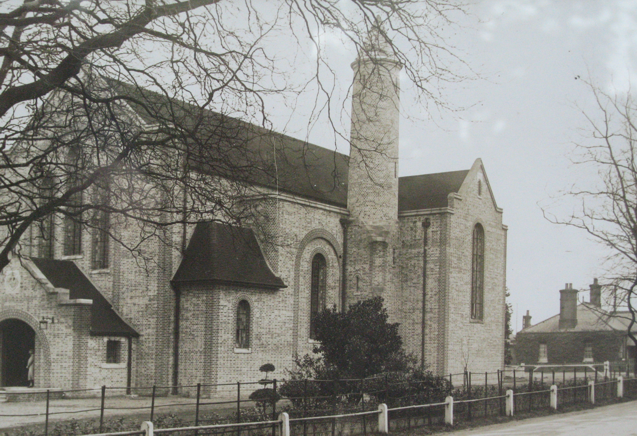 Church on 1st December 1927 with bell tower