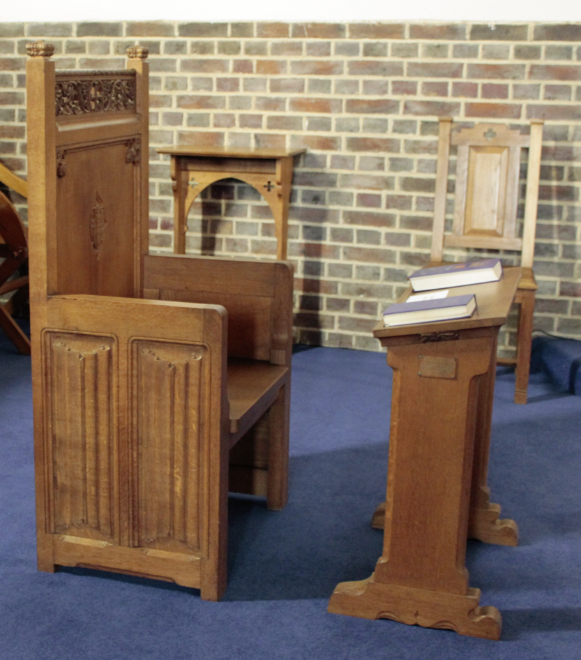 Chair and Prayer Desk