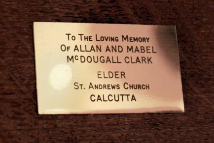 Pulpit Lectern Plaque