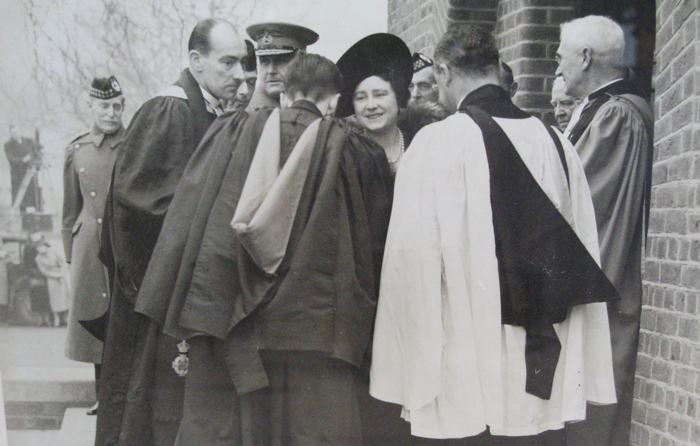 Queen Elizabeth at service for reopening of church following completion of extension