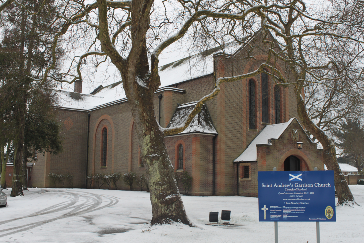 Church in the snow