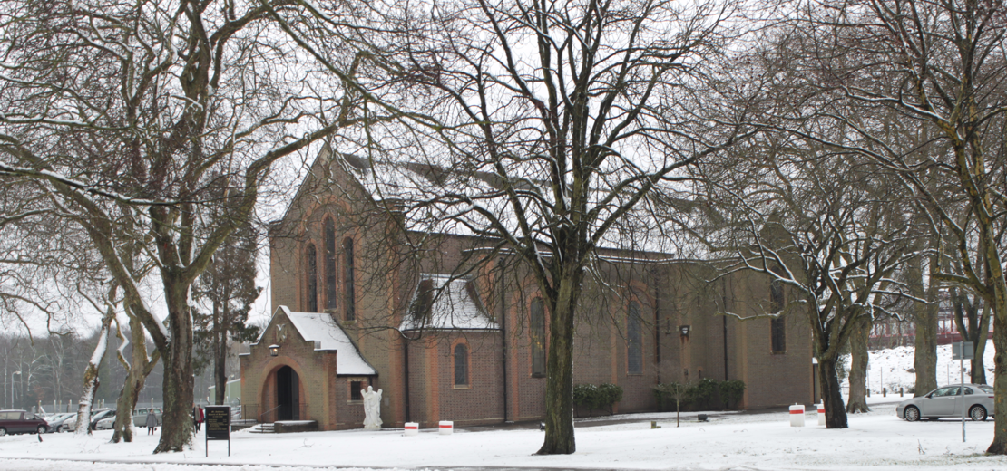 Church in the snow