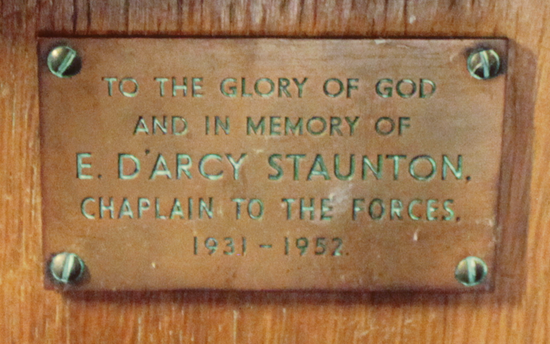 Staunton plaque