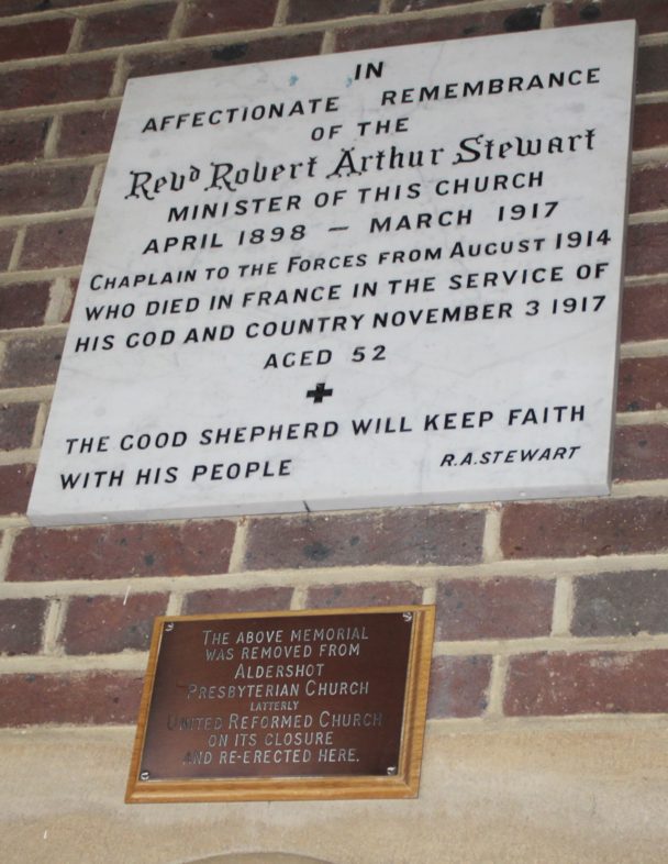 Stewart plaque