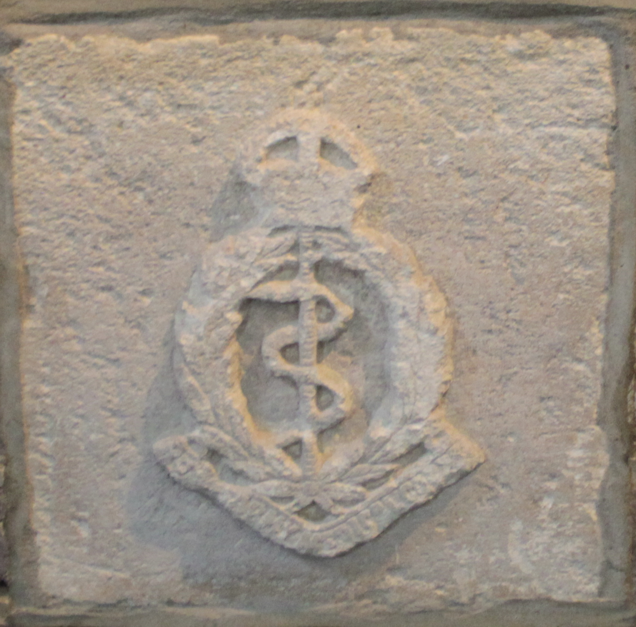 Cameron Chapel stone crest - Royal
Army Medical Corps