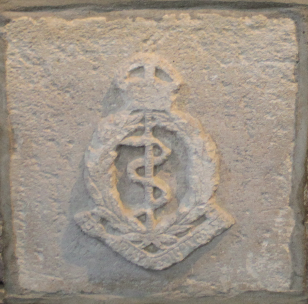 Cameron Chapel stone crest - Royal
Army Medical Corps