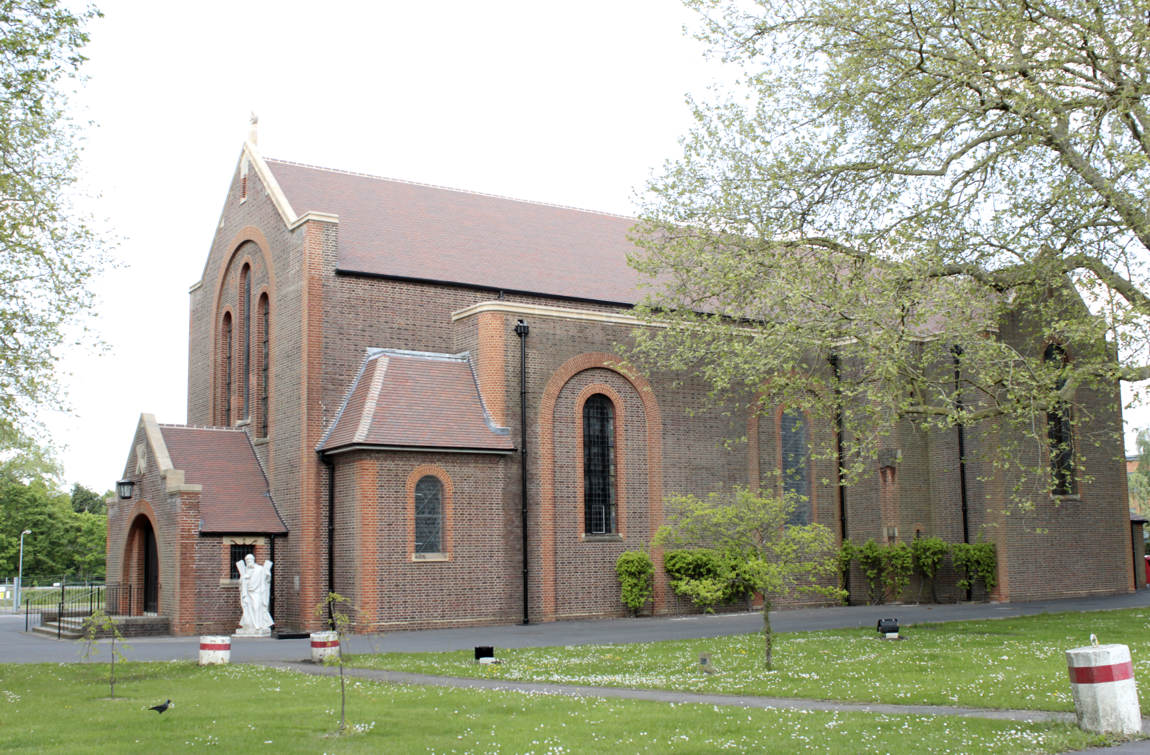 Outside of Church in Summer