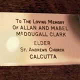 Pulpit Lectern plaque