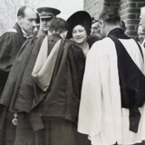 Queen Elizabeth at reopening of church following extension