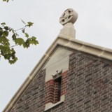 Cross on church roof