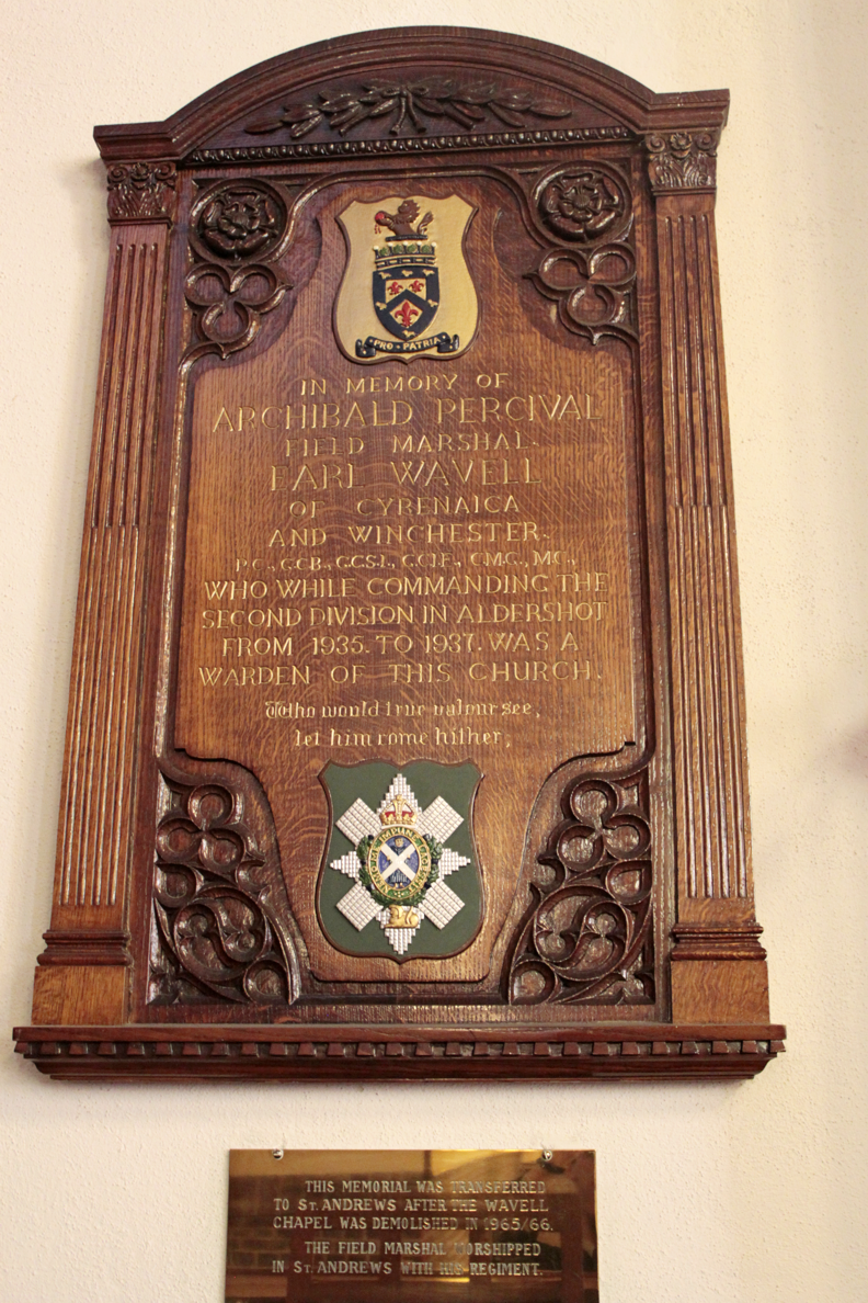 Wavell plaque